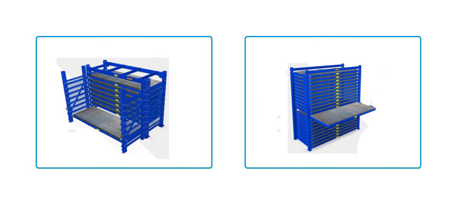 Sheet Storage Roll out Rack, Sheet Roll out Racking Systems